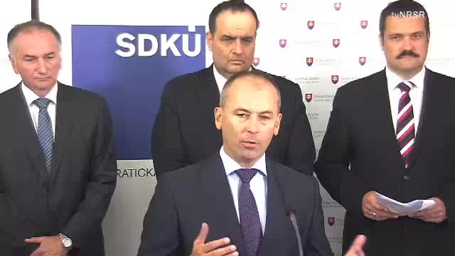 Tlačová konferencia poslanca NR SR Ľ. Kaníka 