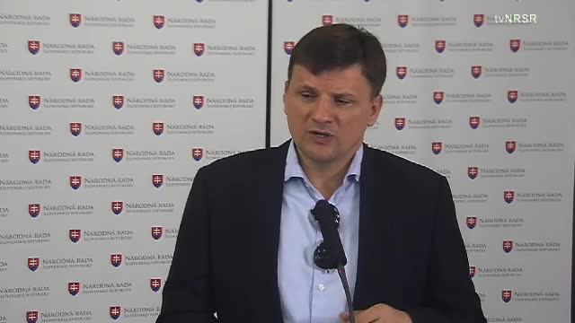 Tlačová konferencia poslanca NR SR A. Hlinu 