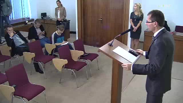 Tlačová konferencia poslanca NR SR Ľ. Galka  