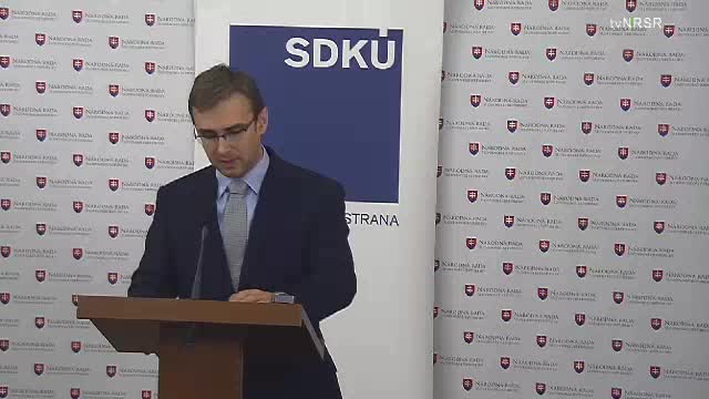 Tlačová konferencia poslanca NR SR M. Fedora  