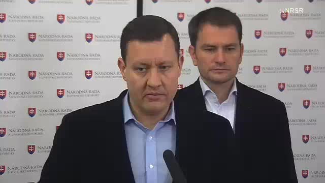 Tlačová konferencia poslanca NR SR D. Lipšica  