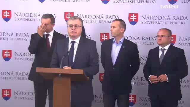 Tlačová konferencia poslanca NR SR J. Mihála (SaS)  