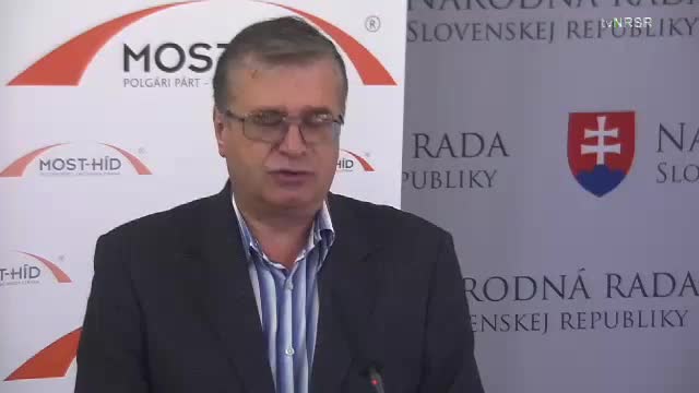 Tlačová konferencia poslanca NR SR I. Švejnu (MOST-HÍD)  