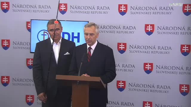 Tlačová konferencia podpredseda NR SR J. Figeľa (KDH) 
