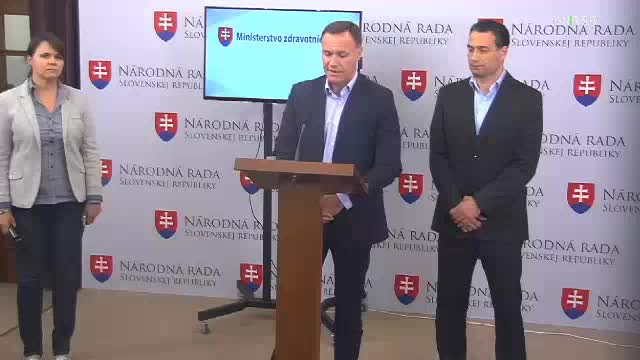 Mimoriadny brífing ministra zdravotníctva SR V.Čisláka a generálného riaditeľa VšZP Marcela Foraia.