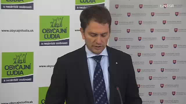 Tlačová konferencia poslanca NR SR Igora Matoviča 