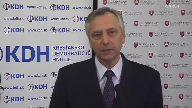 Tlačová konferencia poslaneckého klubu KDH